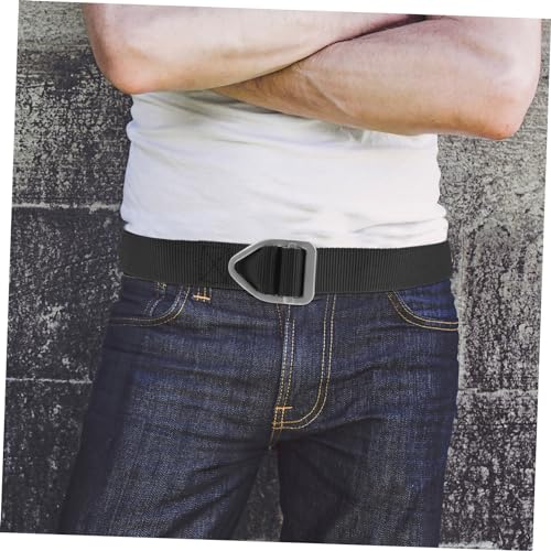 Men Work Belt Heavy Duty Canvas Belt Hiking Gear Military Men Outdoor Fit4