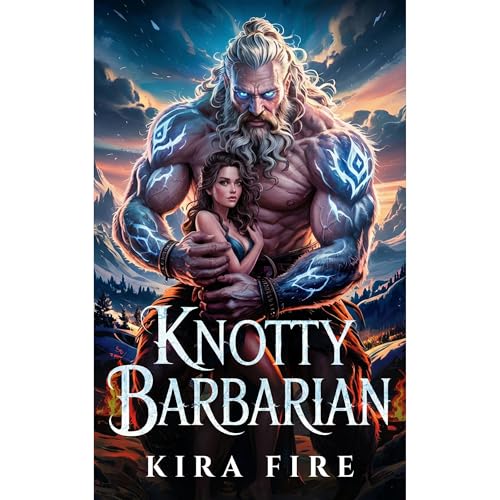 Knotty Barbarian Audiolibro Por Kira Fire arte de portada