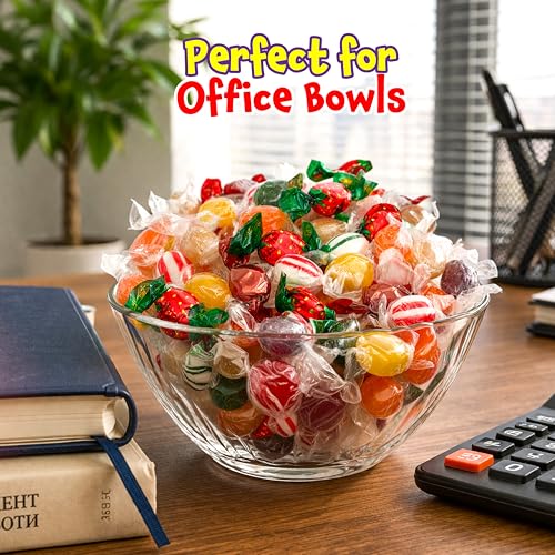 Old Fashioned Hard Candy Assortment, Individually Wrapped - 2 Lb Pack | Peppermint, Strawberry, Cinnamon, Butterscotch, Fruit Flavors - image 3