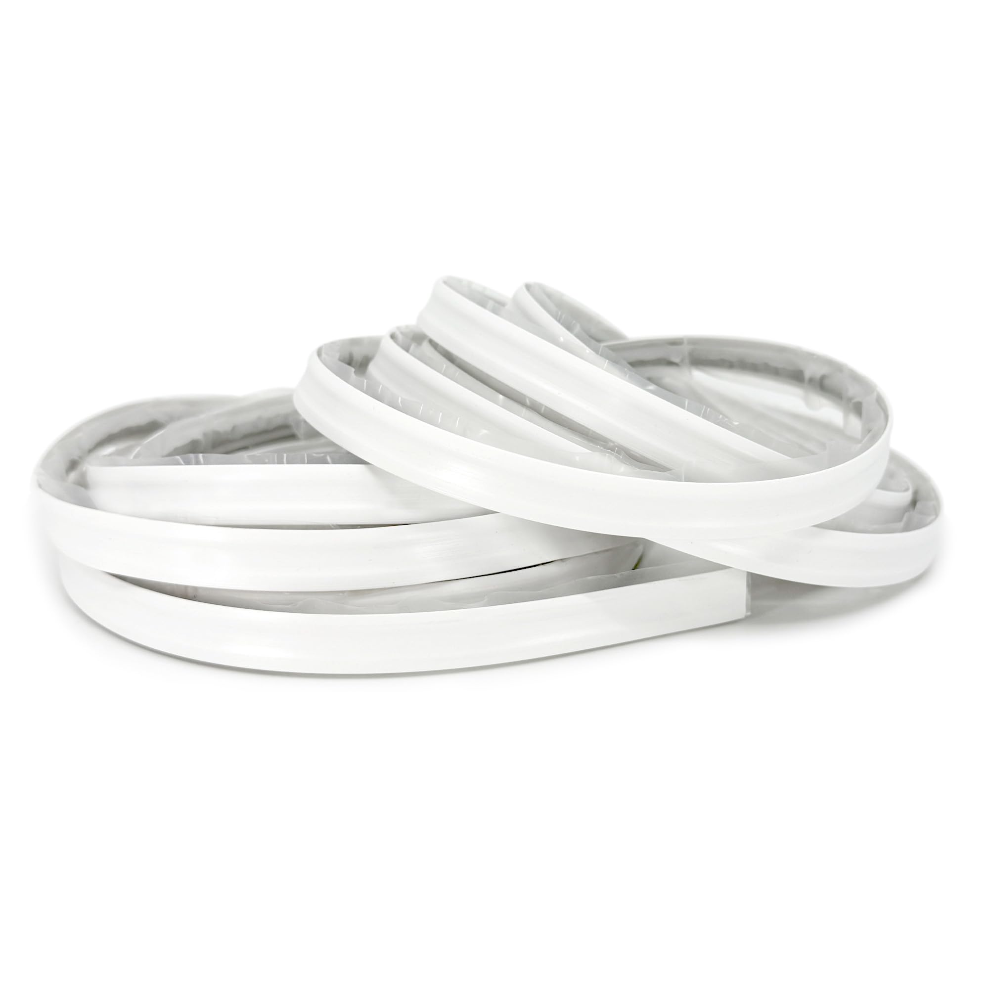 InstaTrim New & Improved Self-Adhesive Caulk Trim, 1/2" x 10', 2-Pack, Flexible, Water Resistant, Stain Resistant for Bathroom, Floors, Walls, DIY