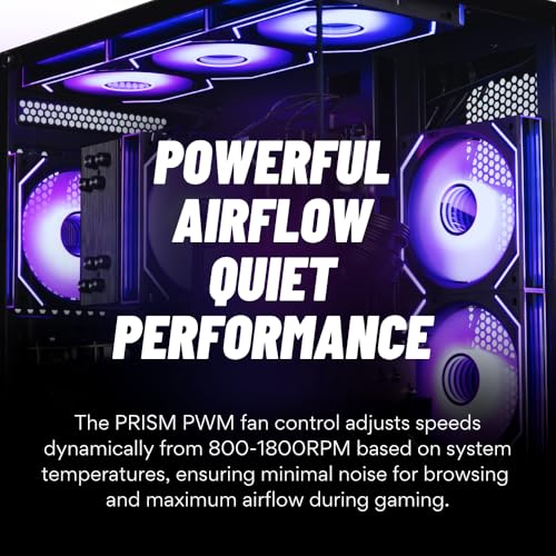 Image of Panorama RX 9070 XT Gaming PC Desktop - AMD Ryzen 7 7800X3D, 32GB DDR5 RAM, 2TB NVMe Gen4 SSD, HDMI + DP, USB-C, WiFi 6 + BT, KB&M, Windows 11 Pro - Best 2025 RGB Prebuilt Tower Computer for Gamers