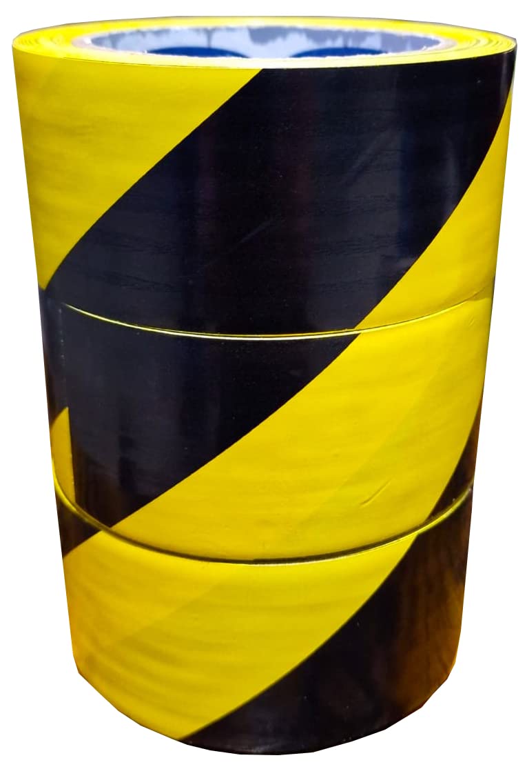 Pharos Industrial Hazard Tapes Safety 50mm (2") x 33m Adhesive Warning