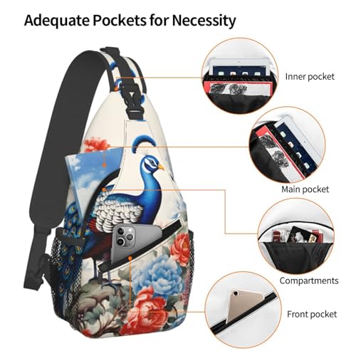 Mochila tipo sling NLCUIQ para hombres y mujeres miniatura 4