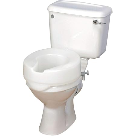 Homecraft Ashby Easy Fit Raised Toilet Seat Elevated Toilet Seat For Round Toilets Portable Assistance Seat For Disabled Elderly 15cm Height White Amazon Co Uk Health Personal Care