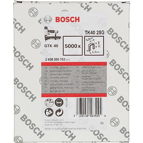 Grapas Bosch TK40 25G fijacion de madera