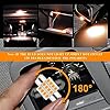 iFunyLED 24 Pieces Dome Light LED Car Interior Bulb Kit Set 194 T10 DE3175 578 31mm 42mm Bulbs Interior Replacement Lights for Car Map License Plate Door Side Marker Cornering Trunk Light - Amber #3