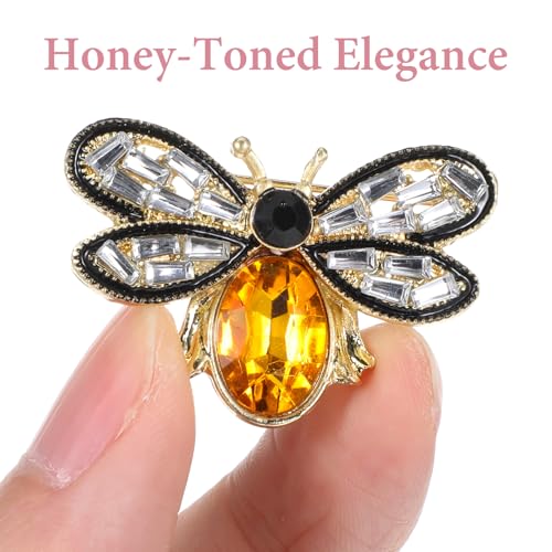 Image of Bee Pin, Bee Brooch & Jewelry bee pins or brooches for Women, Men, Wedding, Parties, Proms, Dating, Daily (Colorful)