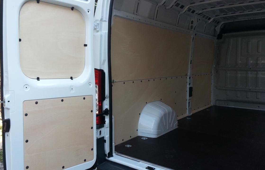 AUPROTEC Rivestimento del vano di carico inferiore per Boxer L3 Rivestimento laterale in plastica incluso materiale per il fissaggio