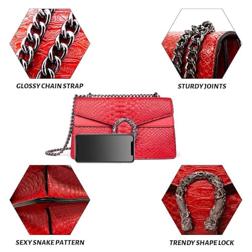 Recopilación y reviews de Bolsos piel serpiente los 7 más buscados. 18 Imagen adicional