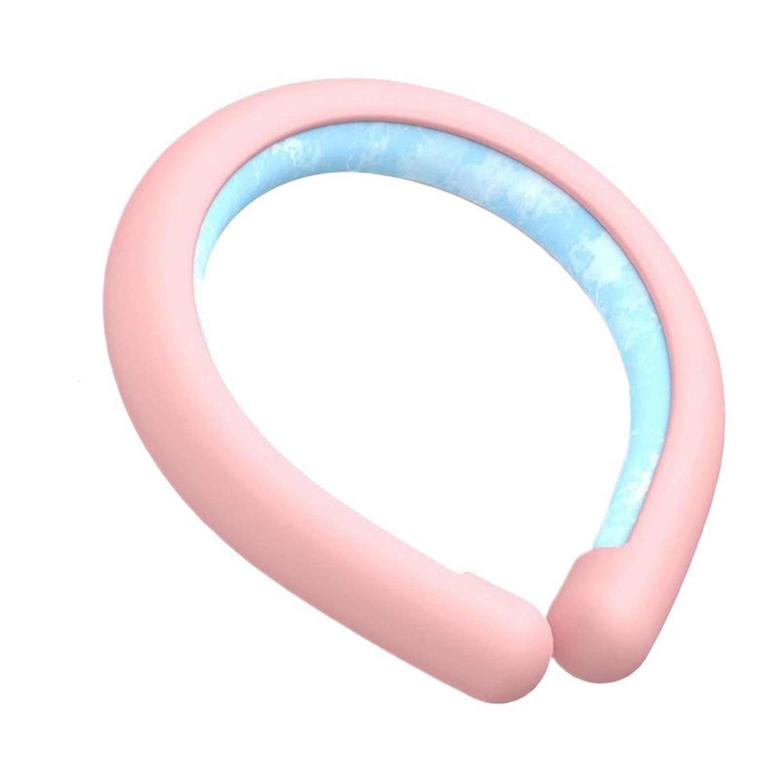 Banda de cuello de hielo portátil, enfriador de gel frío reutilizable para aliviar el calor de los deportes de verano