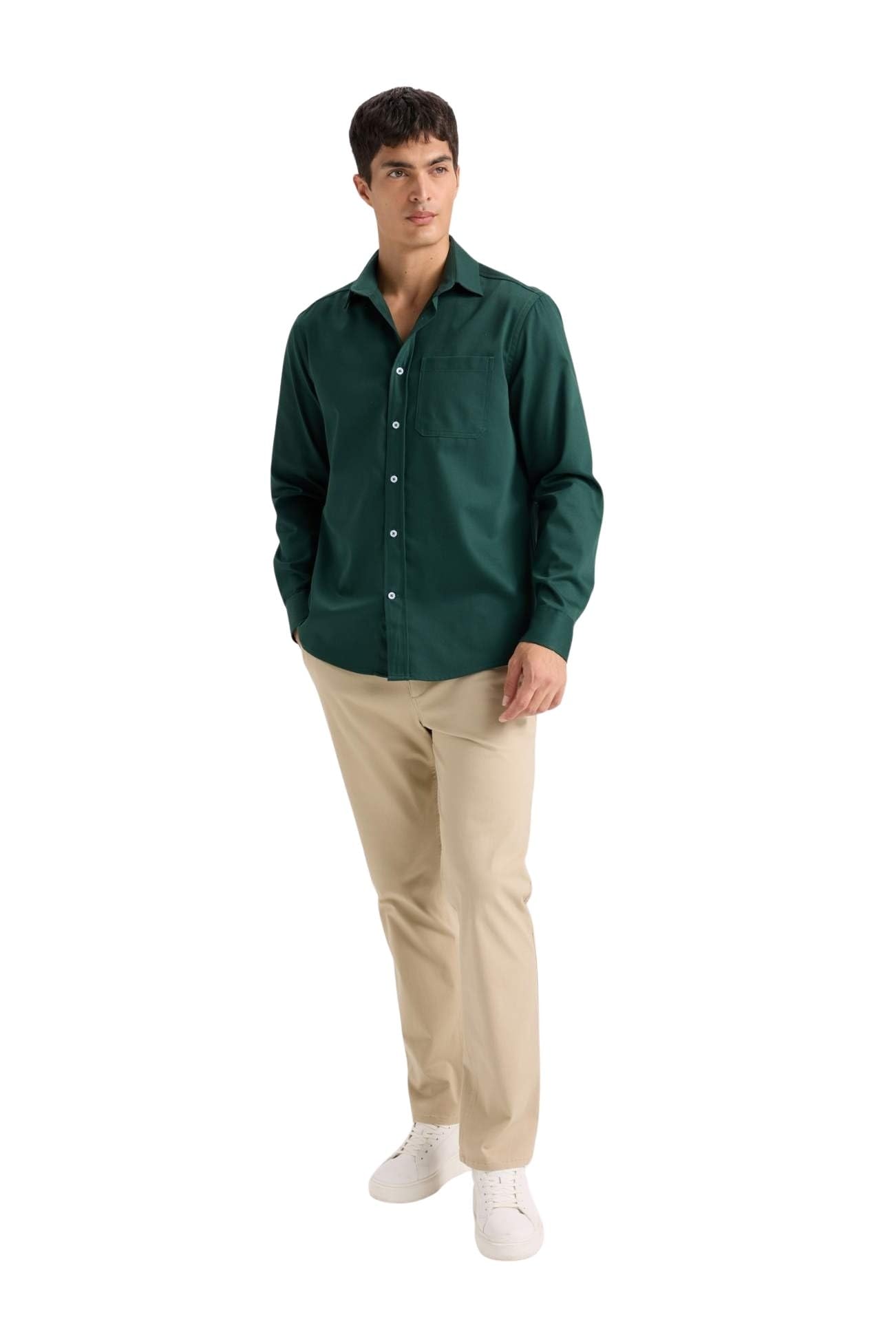 DeFacto Herren Chino Hose - Stilvolle und Bequeme Herrenhose - Klassische Chino-Hosen für einen modischen Look und höchsten Sand 31-30