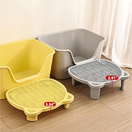 Image of SpaceTime Cat Litter Mat Litter Trapping Mat,20.08 inchx15.94 inchx5.91 inchLarge Dual-Layer Cat Litter Box Mat for Kitty,Floor Protection,Waterproof Urineproof(White)