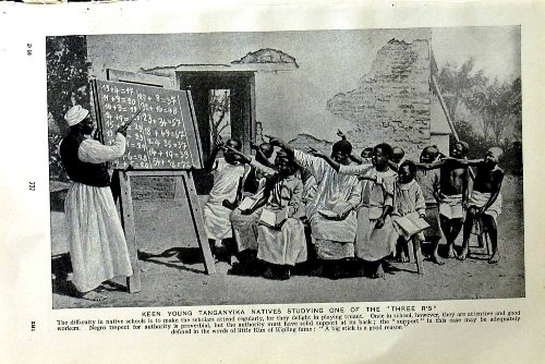 original old antique victorian print BEUVERIE INDIGÈNE des ENFANTS D'ÉCOLE TIRBAL de c1920 TANGANYIKA original old antique victorian print BEUVERIE INDIGÈNE des ENFANTS D'ÉCOLE TIRBAL de c1920 TANGANYIKA
