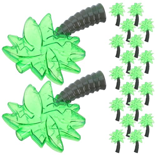 Luces de 5mm con cubiertas de palmera Sosoport en pack de 30 unidades para adornos de terraza