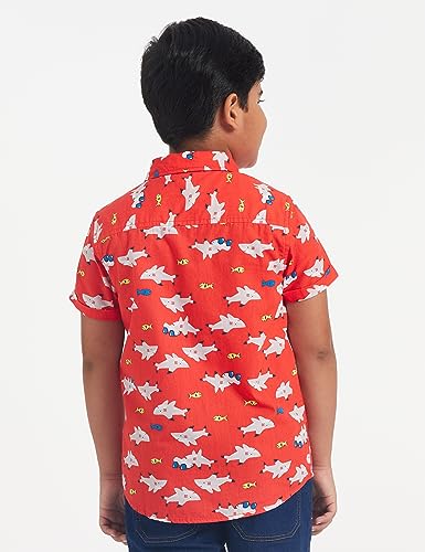 Image of Amazon Brand - Jam & Honey Boys' Button Down Shirt