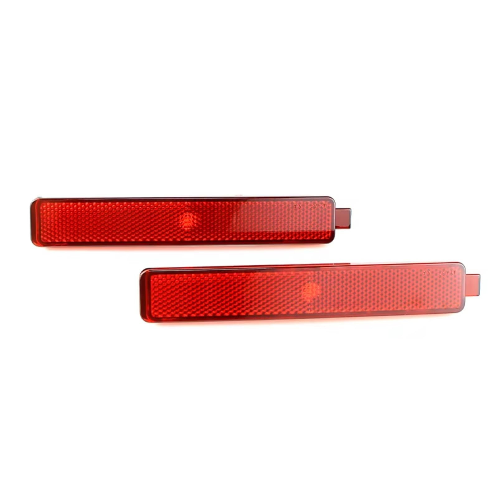 car Reflector Bumper Compatible With Buick For Enclave CX CXL 2008 2009 2010 2011 2PCS Rear Left Right Bumper Brake Reflector OEM 25805313(2PCS Red Shell)
