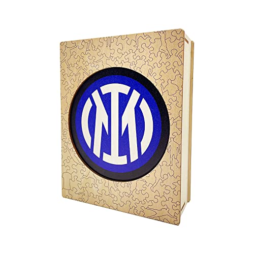Iconic Puzzles, Inter Logo, Official Product, Wooden Puzzle for Adults and Children 100% Sustainable Wood, Size S 150 pieces - Image 4