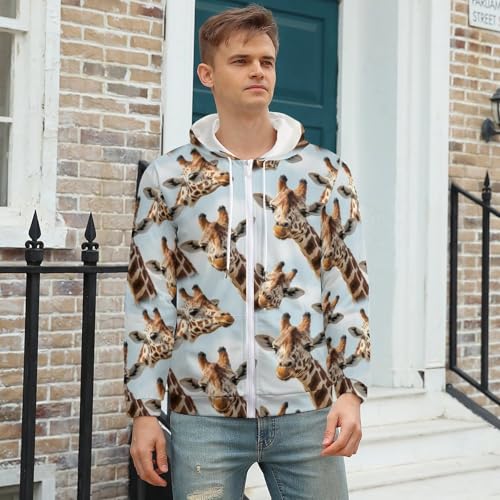 Buzos con bolsillos para hombre manga larga miniatura 3