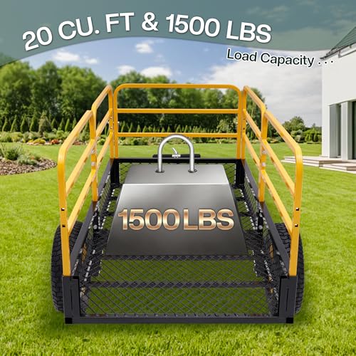 Jocisland 1500 LBS ATV UTV Dump Cart