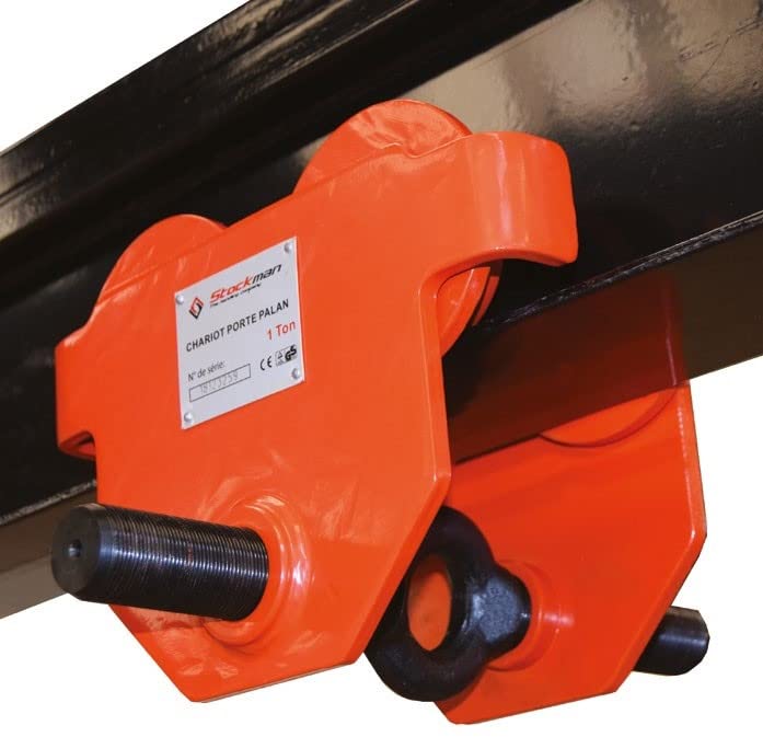 Chariot Porte palan Manuel Mise en Place Rapide 500kg 55-220mm PT05-A Stockman