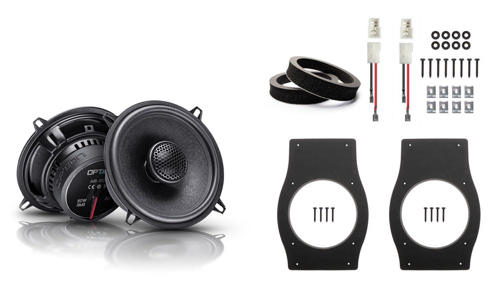 Option 130 compatible con Suzuki Jimny (tipo GJ) a partir de 2018-100% Plug & Play, sistema trasero de 60 WRMS, 4 ohmios, sistema trasero montado para una fácil instalación - Sound Upgrade