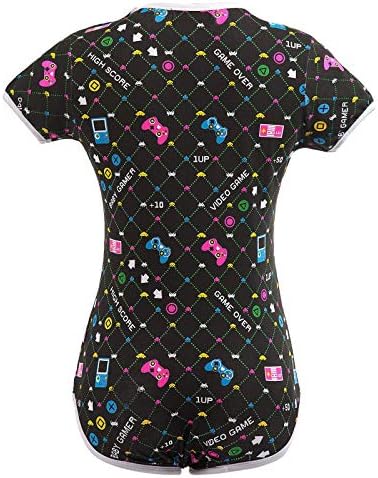 LittleForBig Cotton Romper Onesie Pajamas Bodysuit-Baby Gamer Onesie