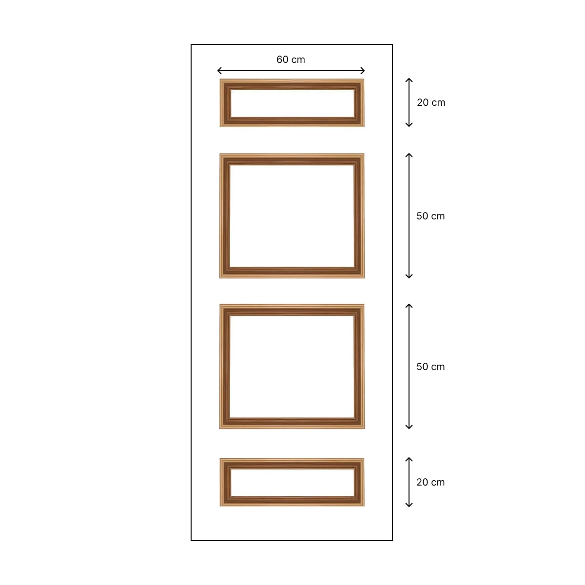 NORDLINGER PRO Türleisten-Set - FSC 100% - Set passend für 83cm Türen
