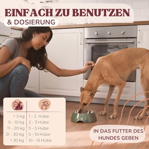 Lamina Care - Lachsöl Hunde und Katzen, Angereichert mit Omega 3, 6, EPA und DHA, Fortschrittliche Formel auf Lachsöl Katze für Gesunde Haut und Starke Gelenke, Natürliches Fischöl für Hunde