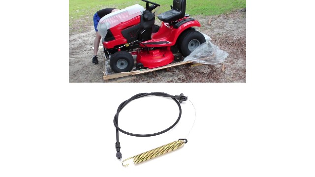 Cavo Frizione Ponte Per Tosaerba - Compatibile Con Artigiano, AYP-LT, Poulan, Deck 42 Pollici - Foto 7