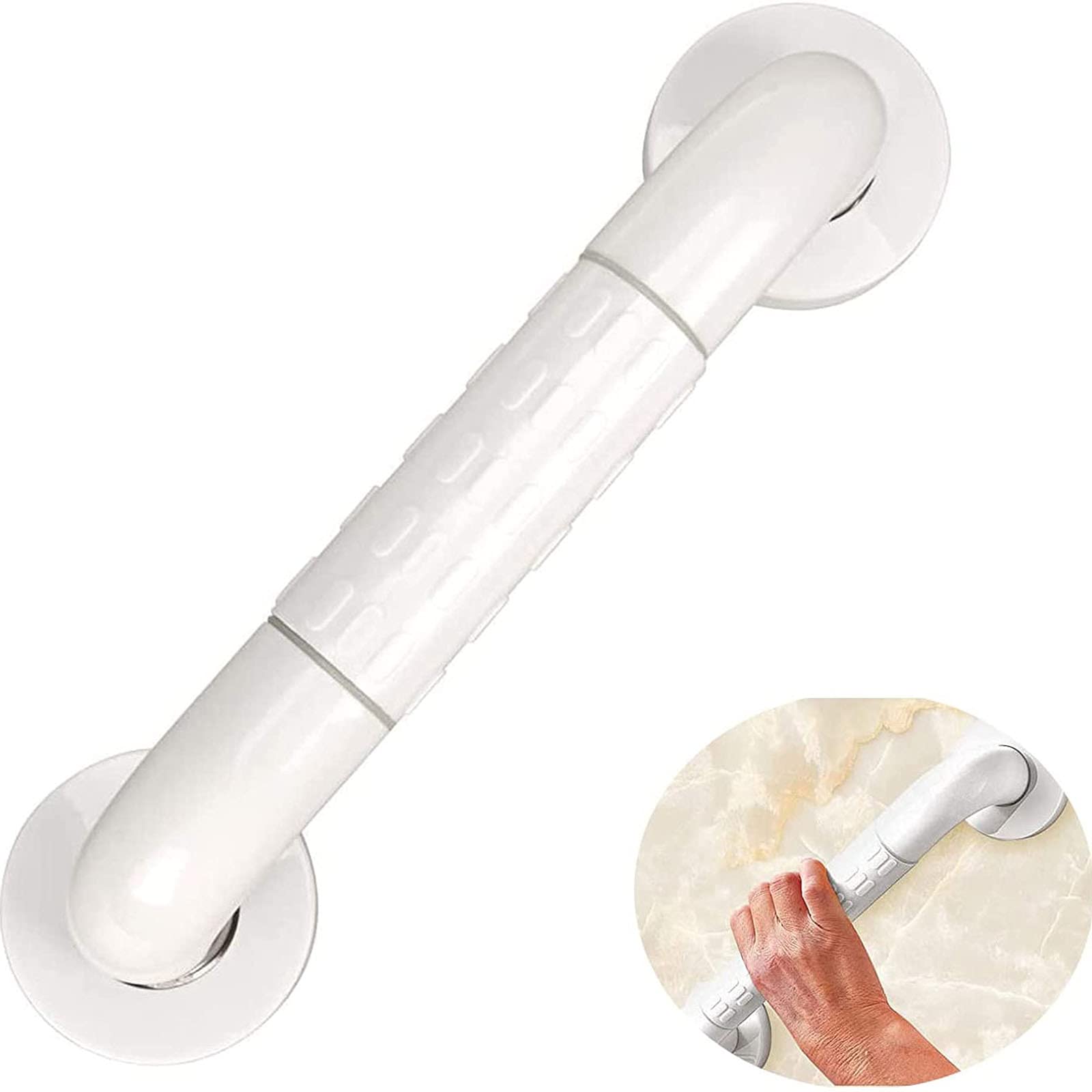 Barras de apoyo for baño, manija de seguridad for baño, pasamanos for baño, barra de apoyo antideslizante, agarre for manija de ducha, con círculos de luz, for personas mayores, embarazadas y niños