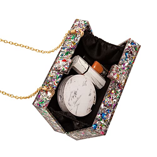 Image of LETODE Acrylic Clutch Bags Purse Perspex Bag Handbags for Women
