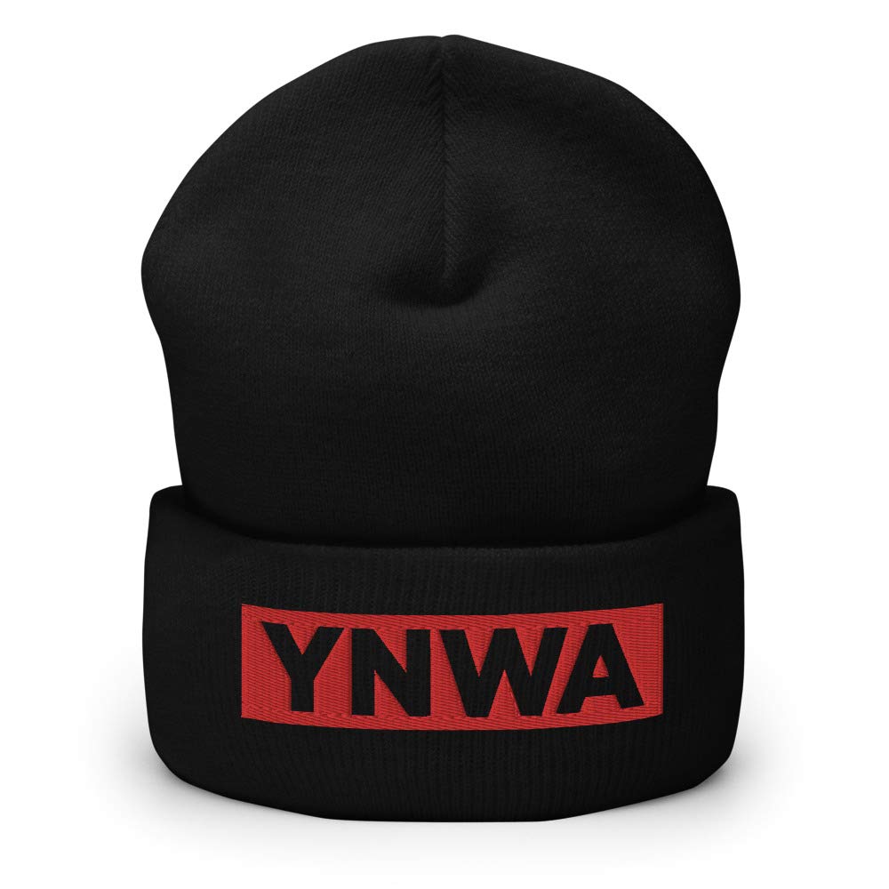YNWA Block Liverpool Cuffed Soccer Beanie Black