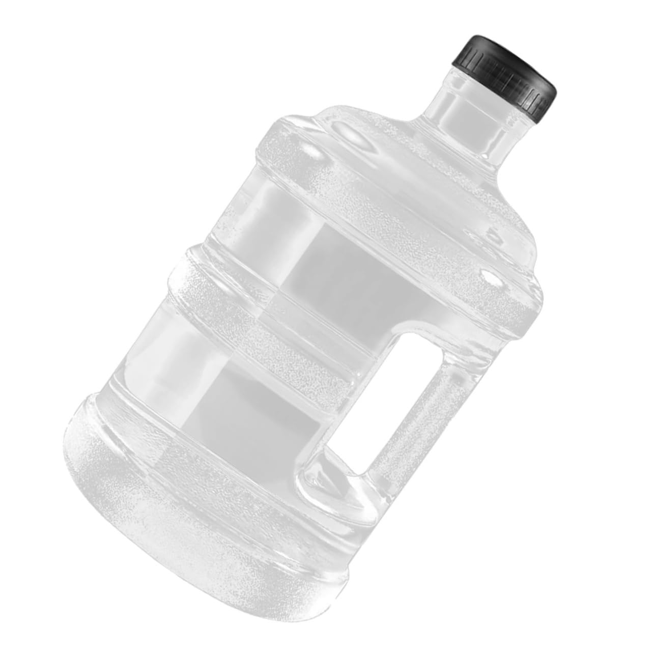 Abaodam Lightweight Transparent Water Jug Water Container for Camping Outdoor Use Storage for Fresh Saltwater Convenient Handle Design for