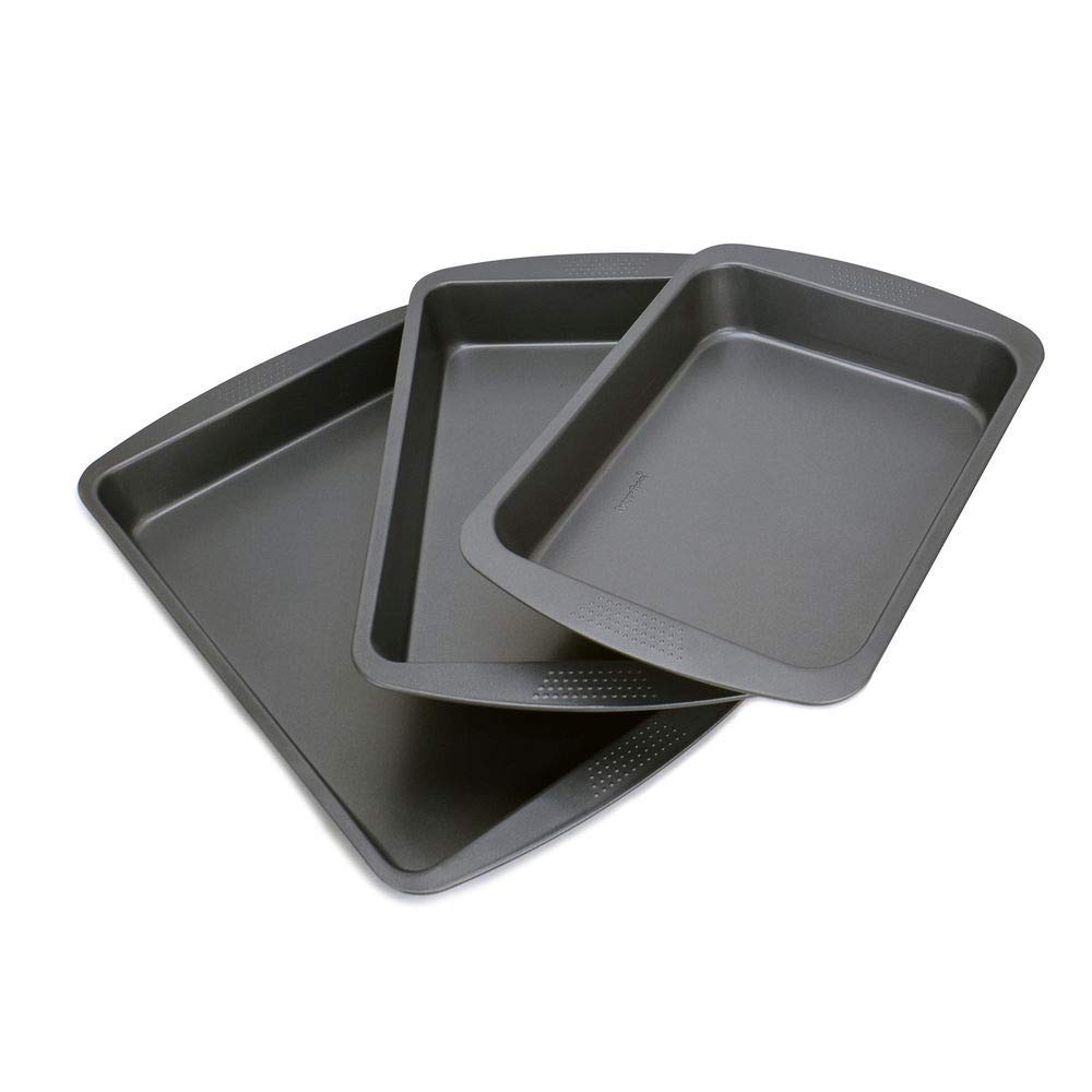 MASTER ROYAL BACKNCOOK TOOLS Non-Stick Baking Pan Set of 3