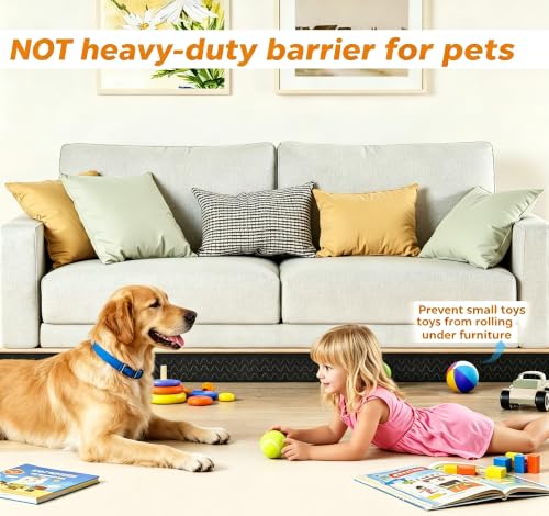 Under Couch Blocker 3" x 13 ft, Elastic Sofa Gap Bumper for Straight-Leg - image 3