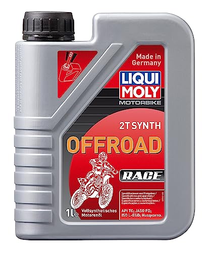 LIQUI MOLY Motorbike 2T Synth Offroad Race | 1 L | Motorrad 2-Takt-Öl | Art.-Nr.: 3063, Silber