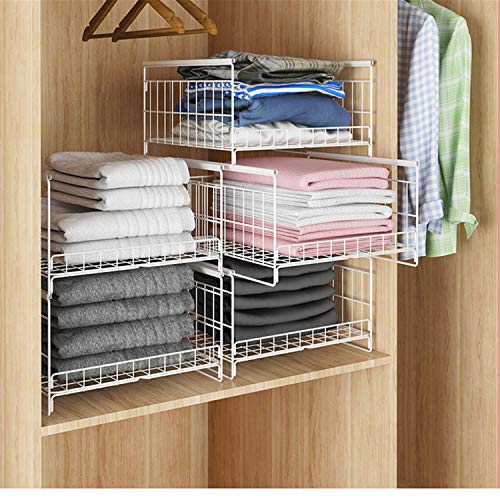 Cestas extraíbles para armarios roperos en Ikea maximiza el espacio en