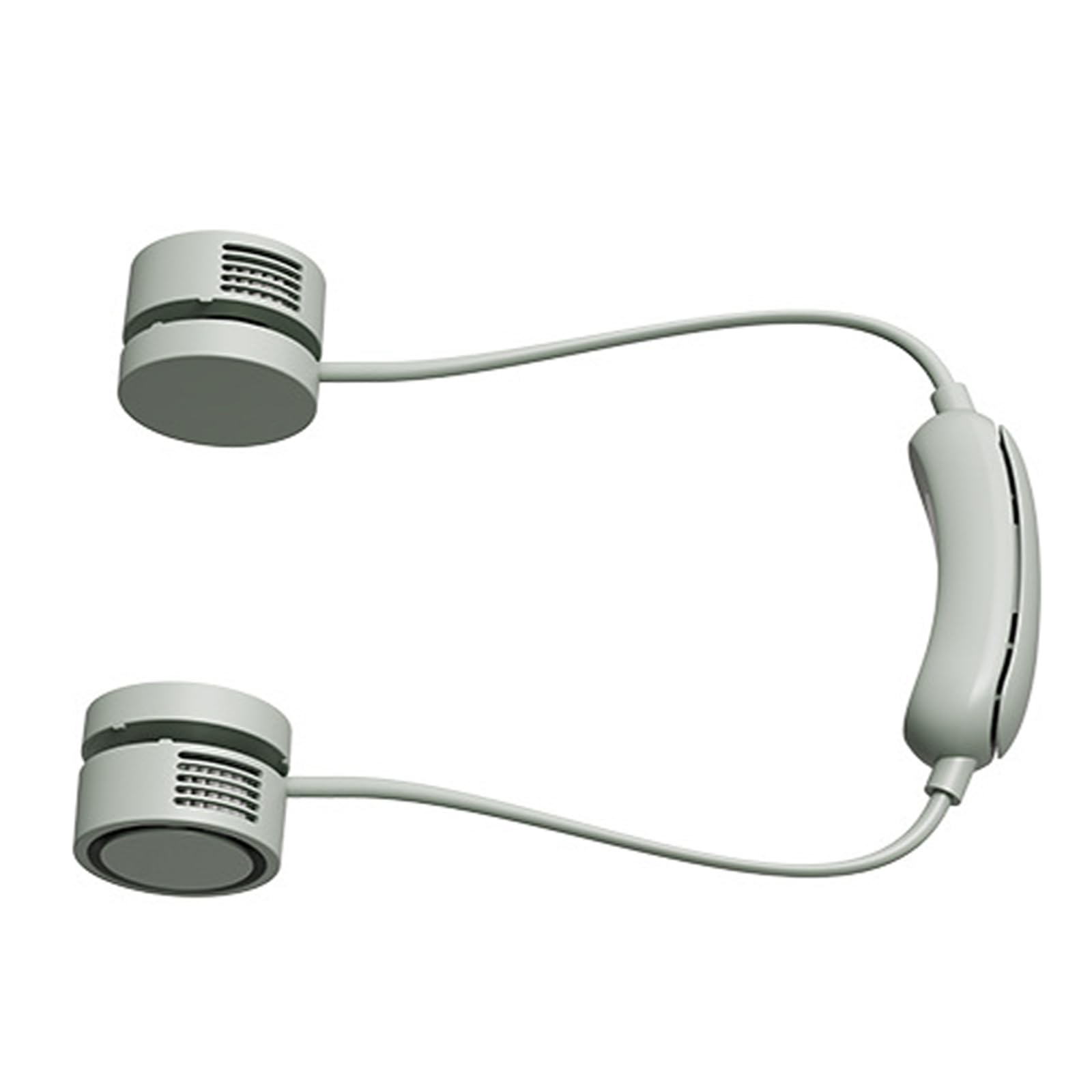 Tsophreniq Ergonomic Hanging Neck Temperature Manager with Quick Cooling Function Lightweight Comfortable for Commuting and Tasks Travel Neck Fan
