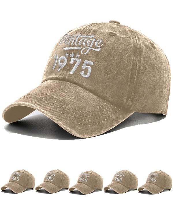 Joligiao Casquette De Baseball Pour Homme Vintage Brodée Chapeau D