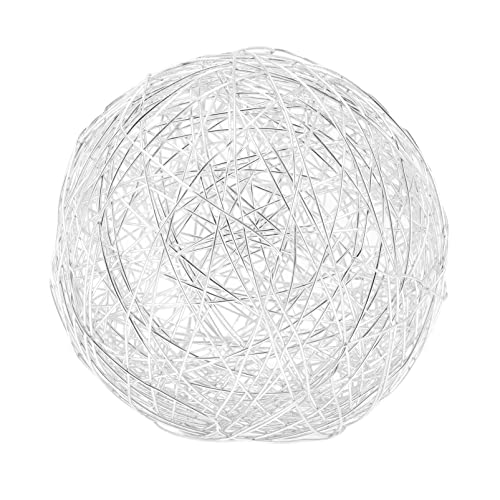 Easy Fit Hängelampenschirm – Metallkäfig-Design, Gebürstetes Kupfer, Inkl. Reduzierplatte, Höhe 24 Cm
