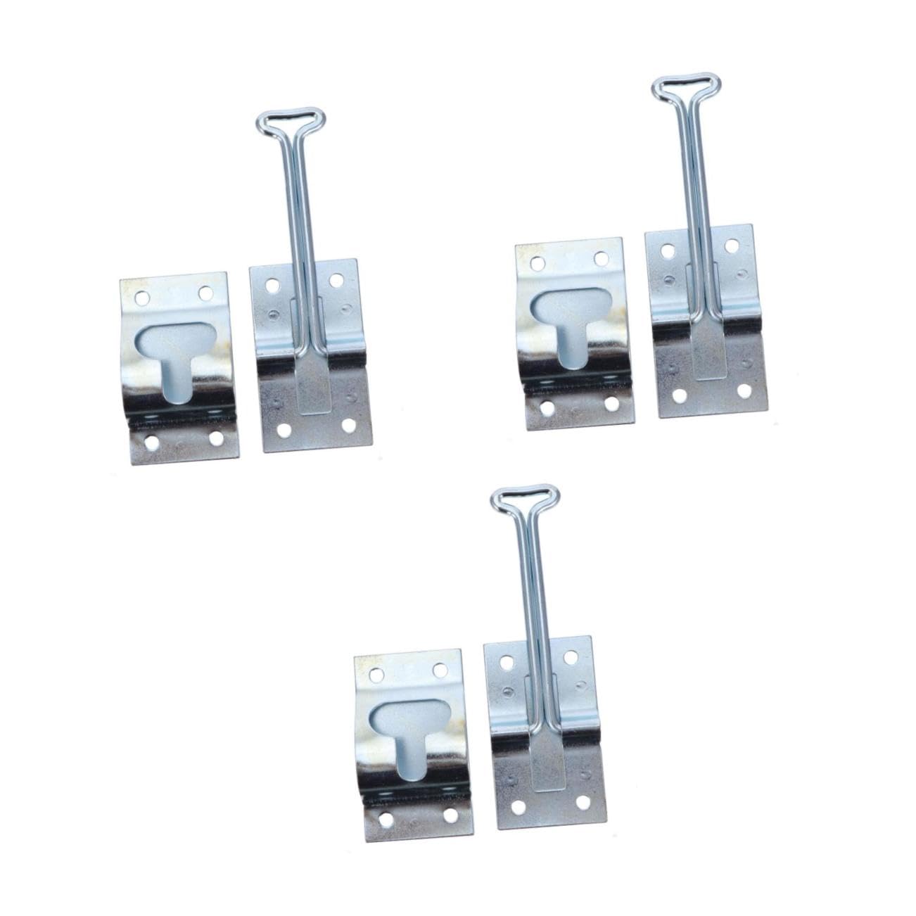 DOITOOL 3pièces Style Entry Door Catch Acier Pour Camping-car Loquet De Porte Et Support De Retenue Pour Remorque Et Véhicules Utilitaires