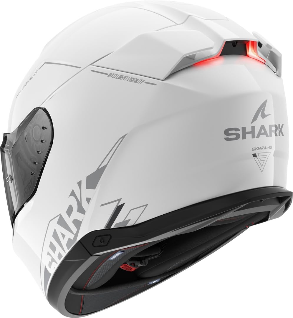 SHARK, Casco Moto Integrale SKWAL i3 BLANK SP White WSA, XL