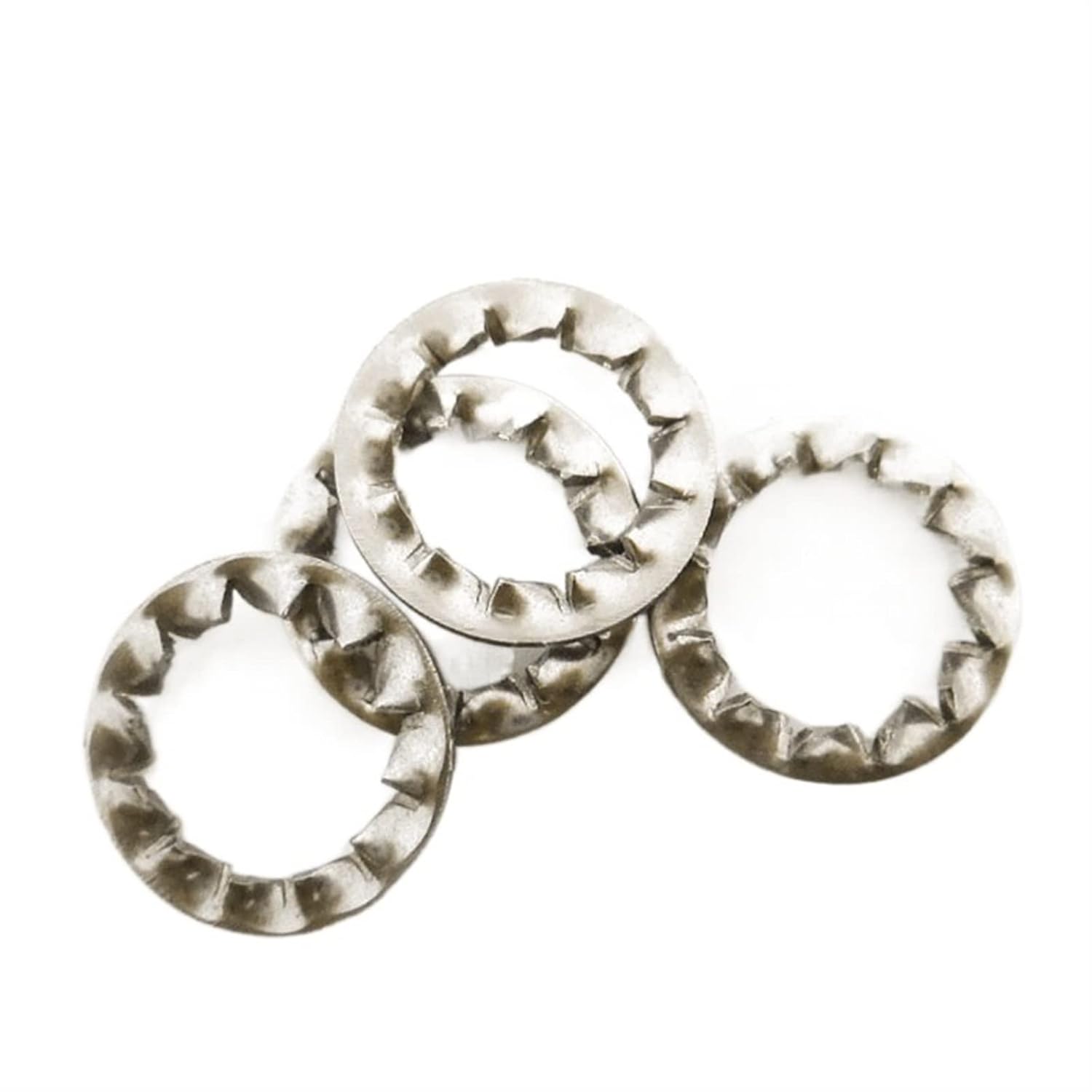 Lock washers,Star washers Flat Washers Stainless Steel A2 Internal Teeth Locking Washer, and Rust Resistance(M14 (30pcs))(M4 (200pcs))