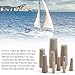 AGOOL Marine Boat Wooden Conical Bungs Plugs Set, 10pcs Marine Tapered Thru Hull Emergency Soft Wood Plugs Drain Plug Boat/Yacht Parts and Accessories