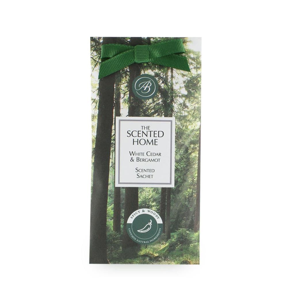 Ashleigh & Burwood White Cedar & Bergamot Scented Home Slim Scent Sachet