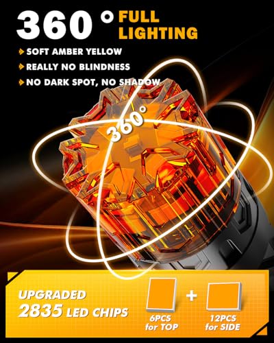 Image of Auxbeam 2026 B2 Series 3157 LED Bulbs Amber Turn Signal Blinker Light