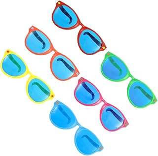 6 Pçs Óculos De Sol De Formatura Óculos De Plástico Óculos De Sol De Plástico Óculos De Sol Grandes Óculos De Festa Óculos De Sol Coloridos Óculos De Festa Engraçados Óculos De