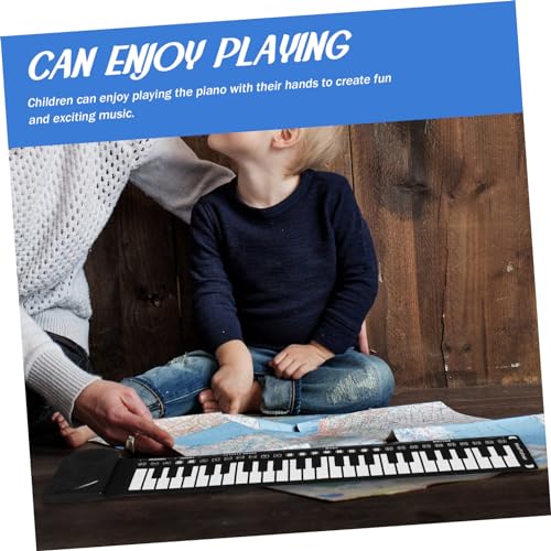 Générique 1 Jeu Piano à 49 Touches Piano à Musique Enroulable Pianos Roulés à La Main Piano Enroulable 49 Touches Piano Roulé à La Main Piano Éducatif Enroulable Pianos à Clavier Abdos Black - Les Beatles, Paul McCartney, John Lennon, RIngo Starr, George Harrison Générique 1 Jeu Piano à 49 Touches Piano à Musique Enroulable Pianos Roulés à La Main Piano Enroulable 49 Touches Piano Roulé à La Main Piano Éducatif Enroulable Pianos à Clavier Abdos Black – Image 4