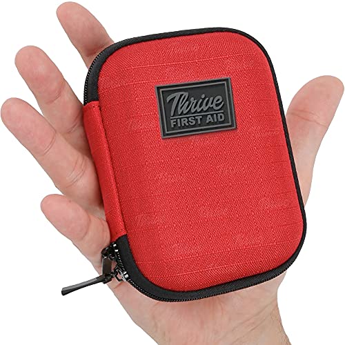 First Aid Kit â€“ 66 Pieces â€“ Small and Light Soft Shell Case - Packed with hospital grade medical supplies for emergency and survival situations. Ideal for Car, Camping, Travel, Sports, Home