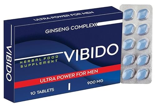 VIBIDO 900mg Ginseng Tablets for Men